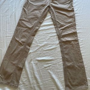 Women’s union bay size 5 tan bootcut pants